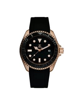 Aries Gold - AG Collective Automatic Black GMT Round Dial Men's Watch - G 9040 RGYM-BKRG